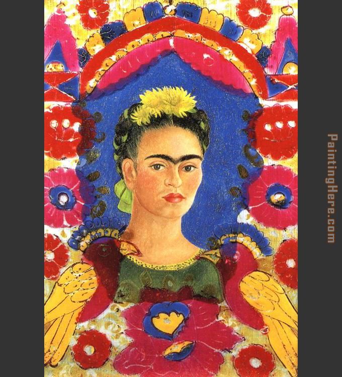 The Frame painting - Frida Kahlo The Frame art painting